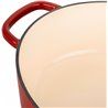 Garnek żeliwny okrągły Ballarini Bellamonte - czerwony
