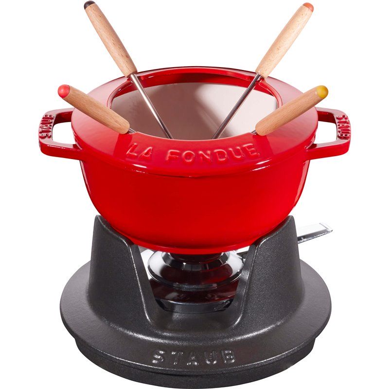 Naczynie do fondue Staub - 16 cm, czerwony