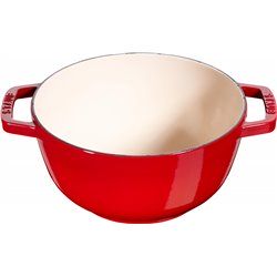 Naczynie do fondue Staub - 16 cm, czerwony