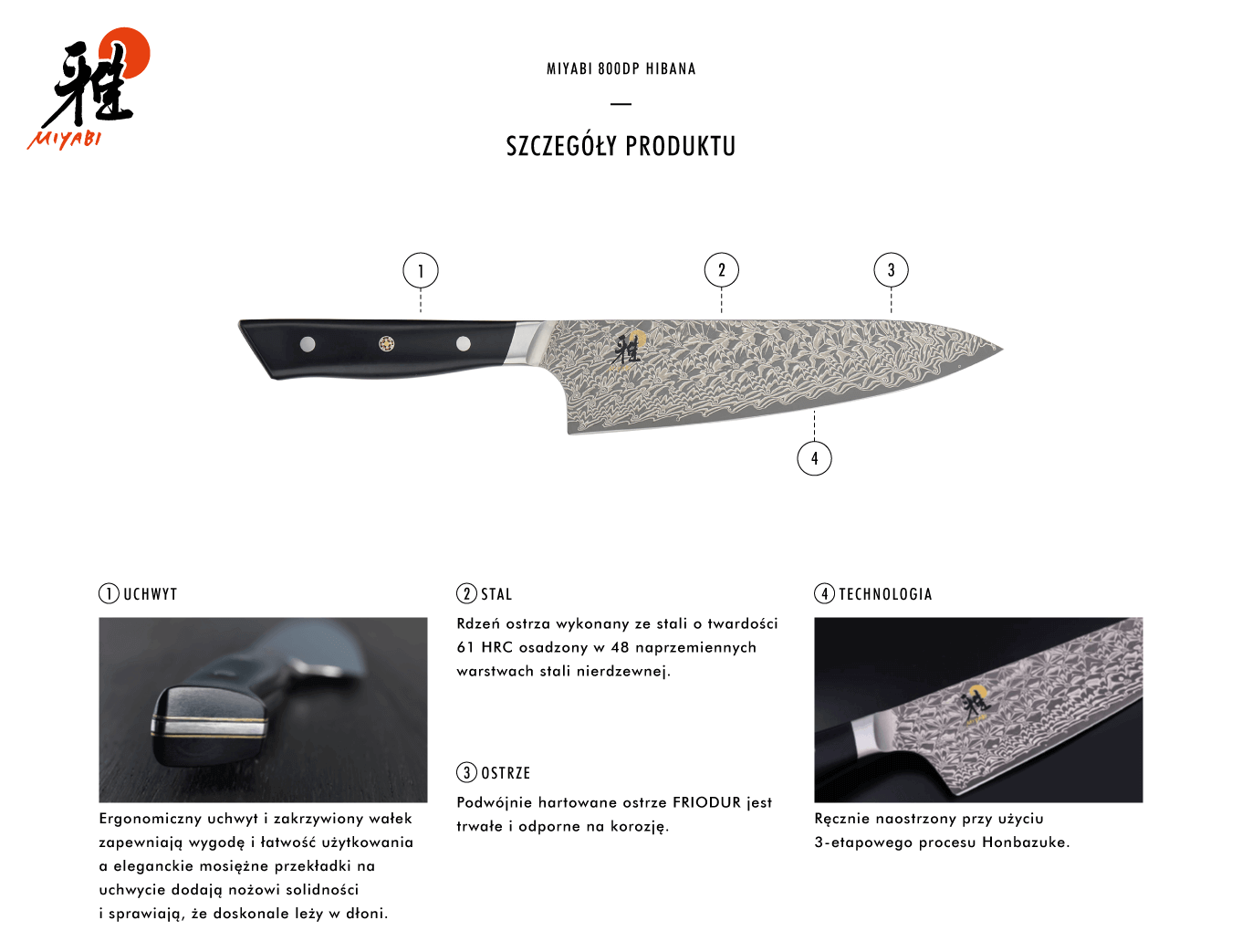 Dlaczego warto kupić nóż Gyutoh Miyabi 800DP?