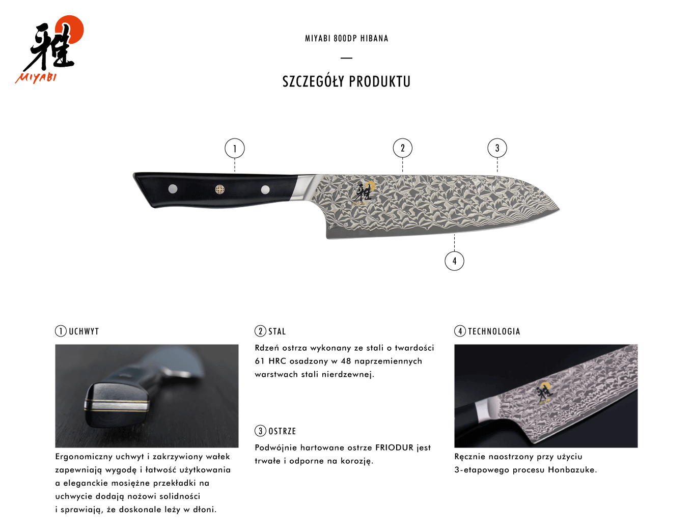 Dlaczego warto kupić nóż Santoku Miyabi 800DP?