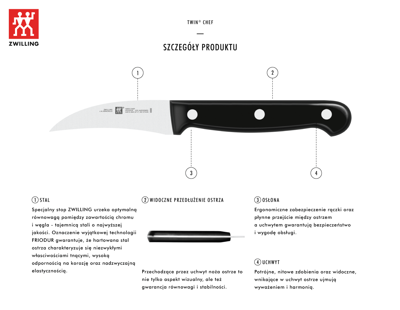 Dlaczego warto kupić nóż do obierania warzyw Twin® Chef?