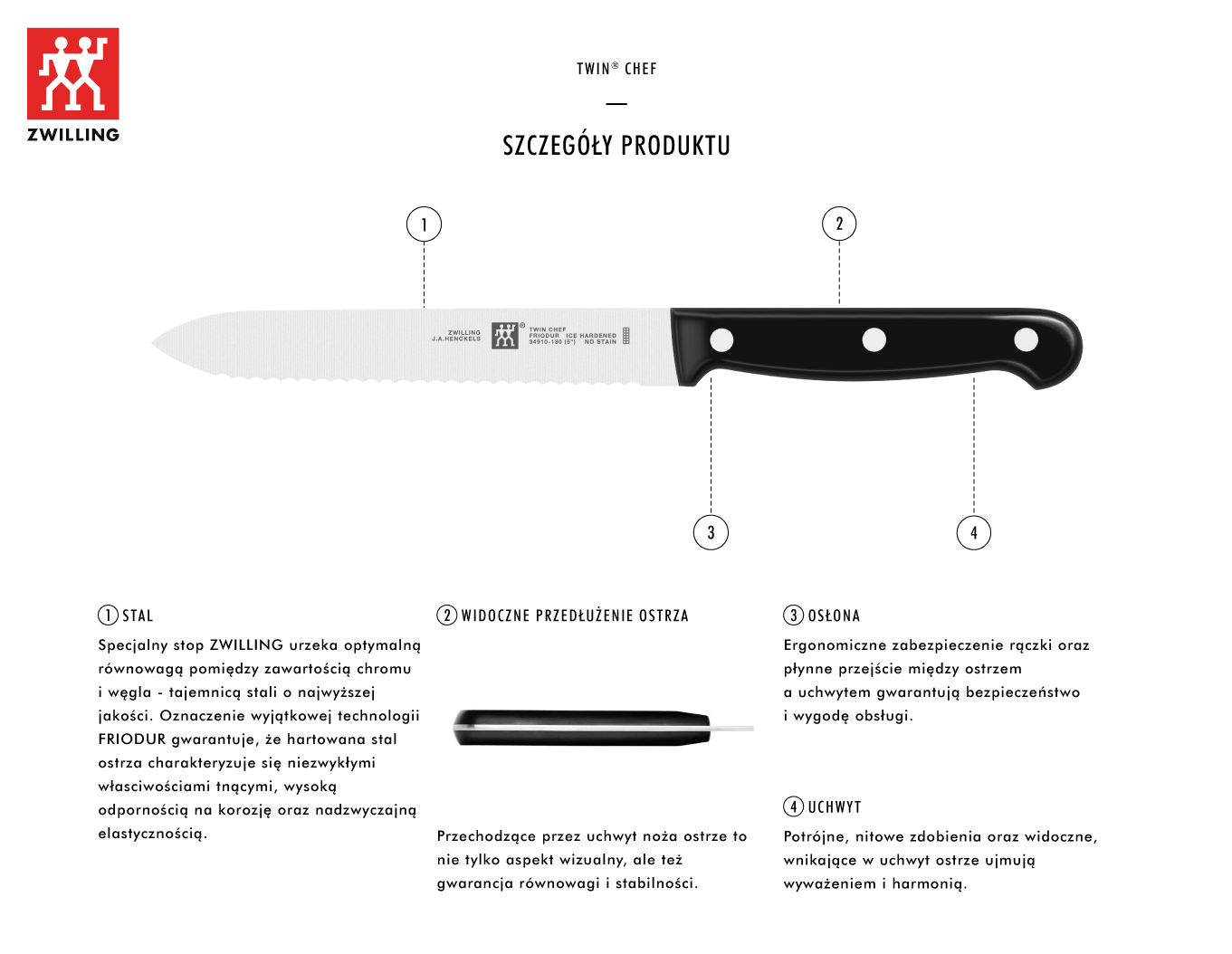 Dlaczego warto kupić nóż uniwersalny z ząbkami Twin® Chef?