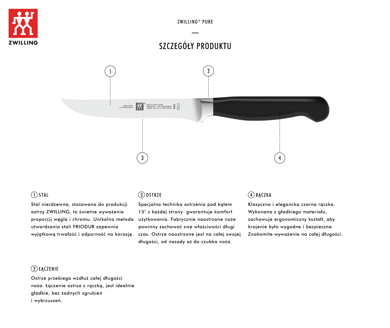 Dlaczego warto kupić nóż do steków Zwilling® Pure?