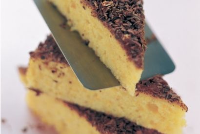 Ciasto migdałowe z ricottą z gorzką czekoladą